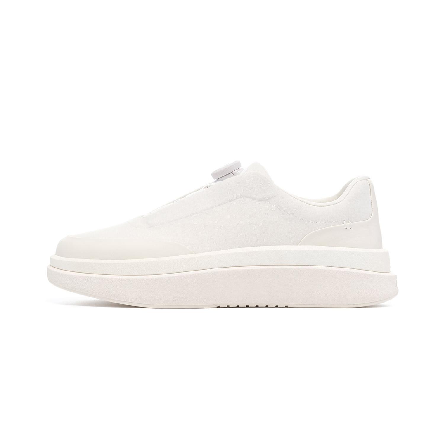 Li-Ning 1990 Simple Fashion Comfortable Versatile Shock Absorbing Wear-Resistant Low-Top Casual Shoes Women sneaker Off-White ALHU014-2 39