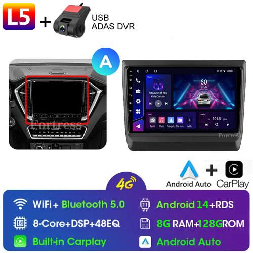 Car Radio Android 13 For lsuzu D-MAX 3 RG 2019 - 2025 GPS Navigation Auto Screen Stereo Multimedia Player No 2din BT DVD 5G Wifi