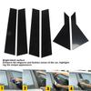 6PCS Door Window B Pillar Trim Gloss Black Pillar Post Decal Cover Replacement for Kia K3 Forte Sedan Cerato