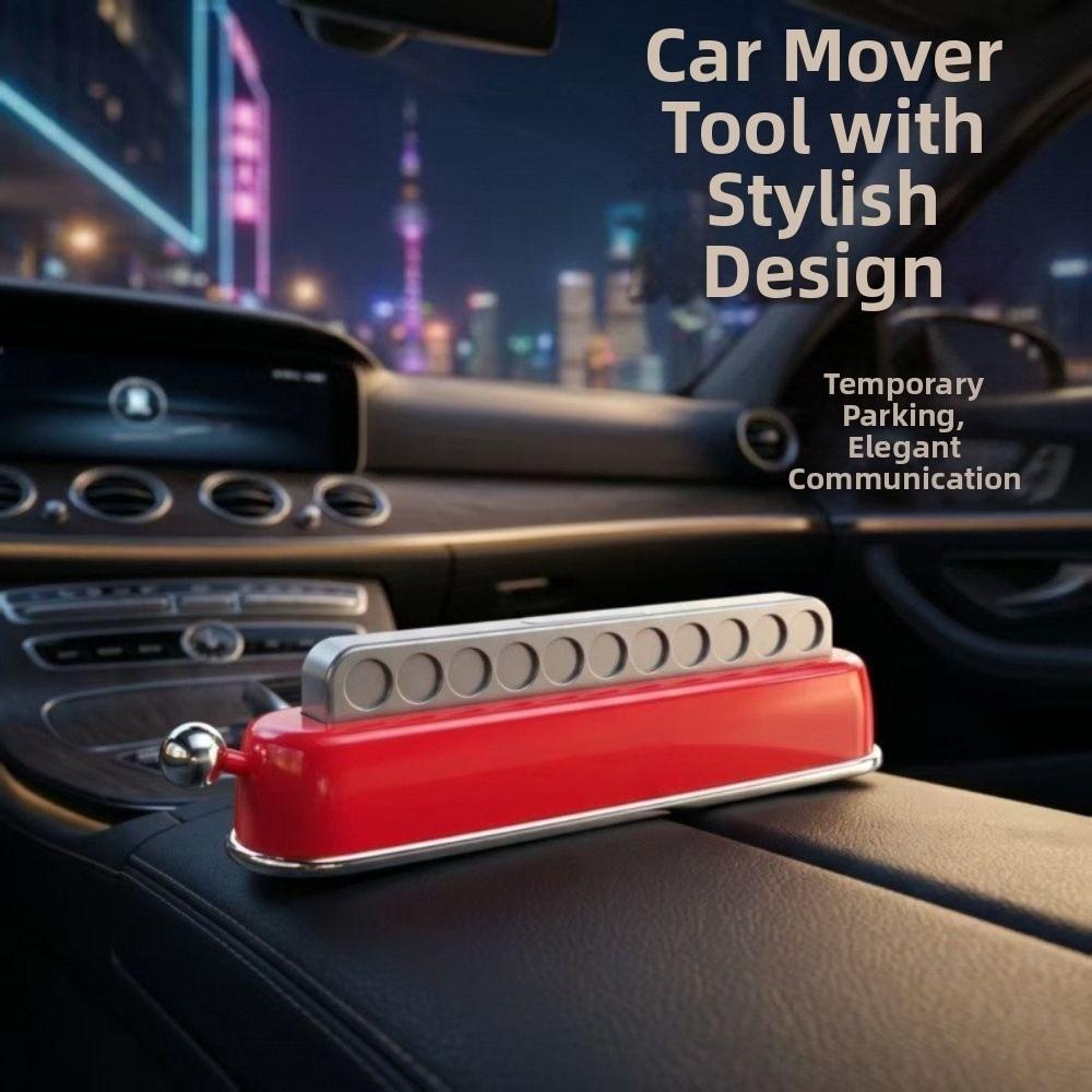 Hidable Moving Plate ABS Number Sign NEW Temporary Number Plate Car Decoration