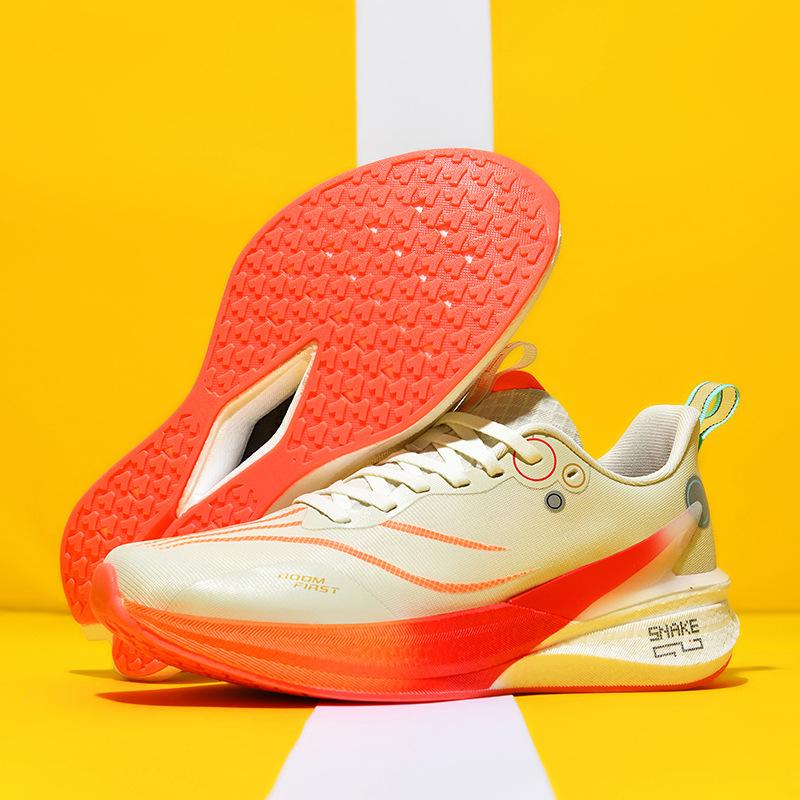 Year of the Snake limited couple running shoes men's shock-absorbing and breathable high school entrance examination lightweight racing training pr