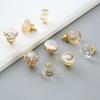 Light Luxury Drawer Crystal Handle Bedside Cabinet Door Handle Crystal Pigeon Egg Porch Cabinet Door Handle