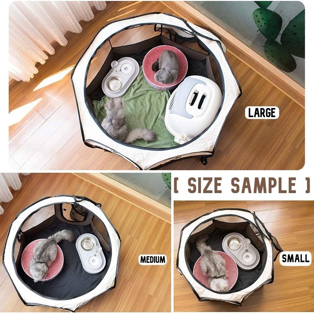 Portable Pet Safe Tent  Foldable Lightweight Pet Playpen Outdoor Travel Waterproof Dogs & Cats Fence