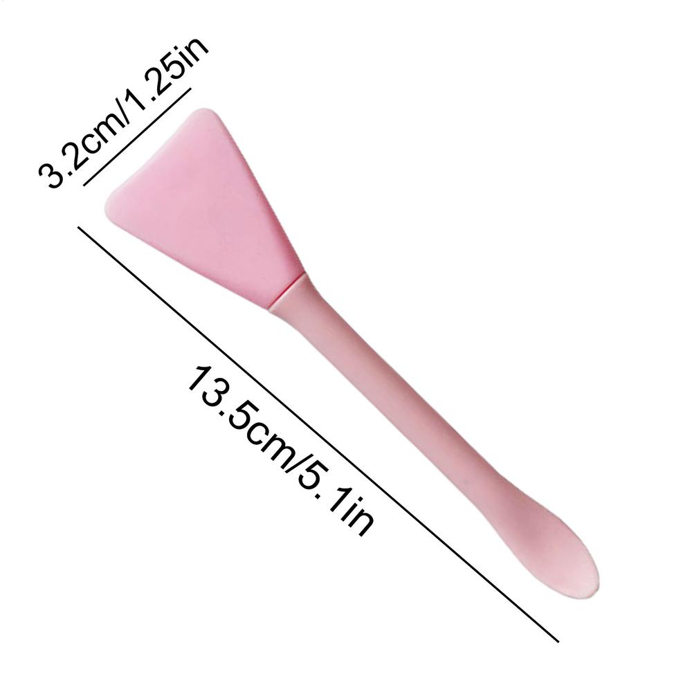 13.5x3.2cm Double Head Face Mask Brush Skincare Spatula Reusable Clay Mask Applicator Multifunctional Facial Beauty Tool