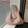 Modern Simple Large Capacity Shoulder Bag With Zipper Closure For Daily Commuting