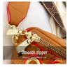 Trendy Retro Floral Crossbody Shoulder Bag for Women