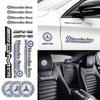 1 set Adesivo Emblema Auto Decorazione Auto Decalcomania Per Mercedes Benz W204 W124 W201 W202 W212 W220 W205 GLA CLA Accessori Auto gadget