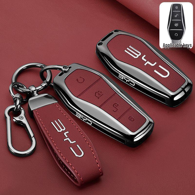 BYD Song Plus Key Case for 25 Model, Qin Plus, Seagull, Song L, DMI, Han EV Pro Buckle Cover