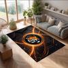 Tappeto in Velluto di Cristallo con Stampa Calcio Hull City, Comodo Assorbente d'Acqua Antiscivolo Tappeto per Pavimento Interno