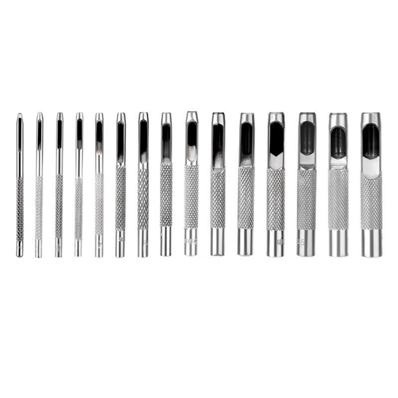 Hohler Lederlochstanzer Werkzeug Schwerlastlegierung Rundlochstanzer Werkzeug