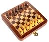 Stonecraft Handcrafted Premium Wood Chess Set 18cm X 18cm Rosewood Folding Magnetic Storage Box - -