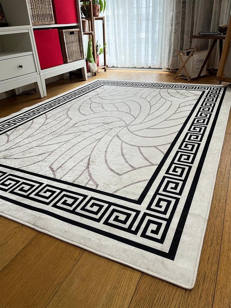 ePeddler Home Modern Classic Pattern Digital Printing Washable Non-Slip Base New Generation Living Room, Kitchen, Entrance Carpet