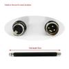Spine-Shaped Deformable Extension Rod with Three-Hole Suction Cup, Connectors, and Accessories: Unisex Adult Toy