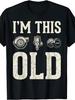 Funny Vintage Mechanic Humor, Men's T-Shirt, I'M This Old Turbo Choke Graphic Design, Auto Shop Gift Summer Casual Wear