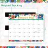 Magnetic Calendar for Fridge - Magnetic Calendar 2026, Jan.2026 - Dec.2026, 8" × 10", 2026 Calendar, Tear-off Pad, Blocks with Julian Dates - Floral