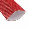 Microphone Sleeve Red Shining Rhinestone Plastic Universal Mic Handle Cover for Stage Show Bar