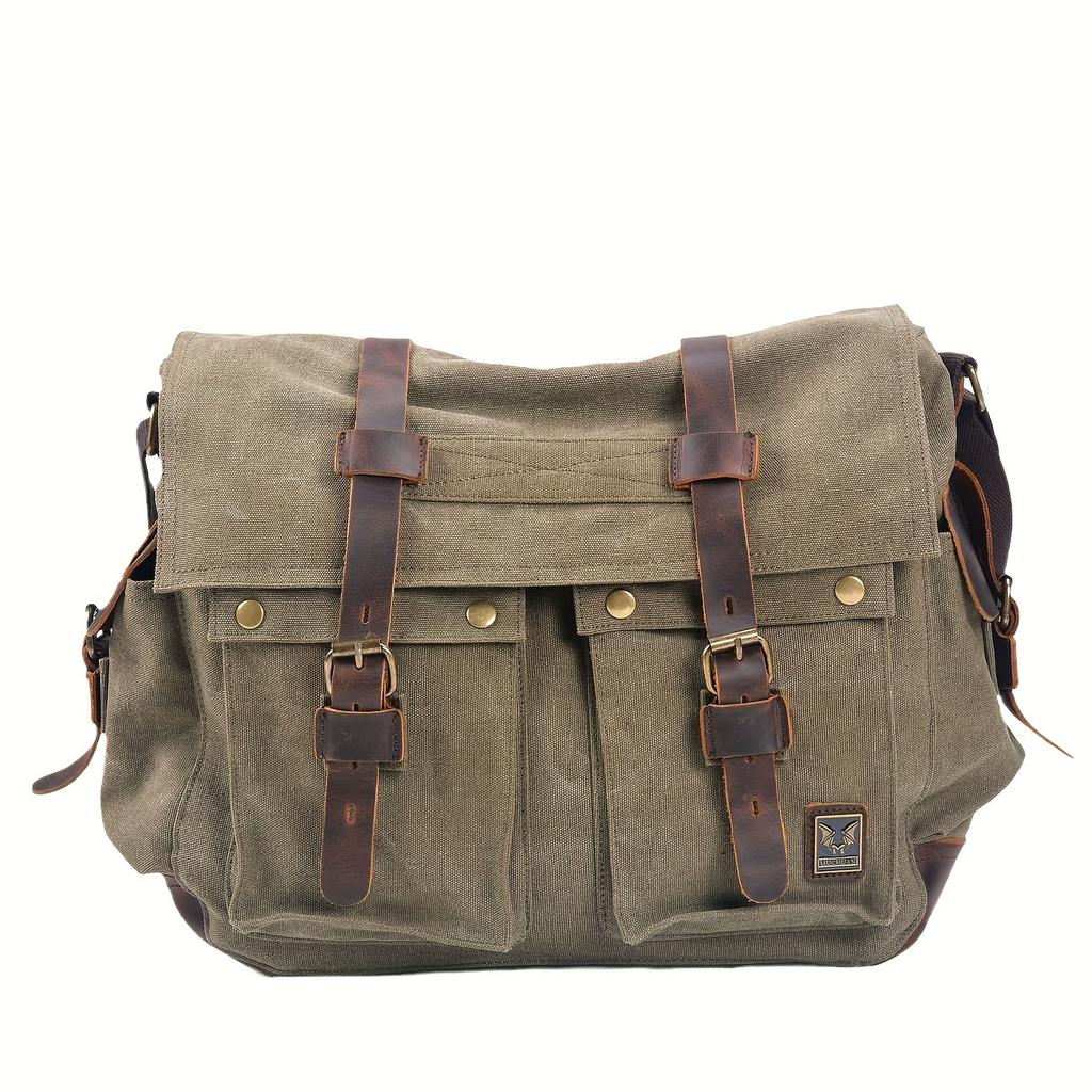 Vintage Messenger Bags Laptoptas Grote Capaciteit Schoudertas Voor Wandelen Reizen Kerst/Halloween cadeau