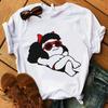 Women's T-shirt Mafalda Cartoon Print T-shirt Ladies Casual Harajuku Graphic T-shirt Short Sleeve Fashion Kawaii Tshirt Female
