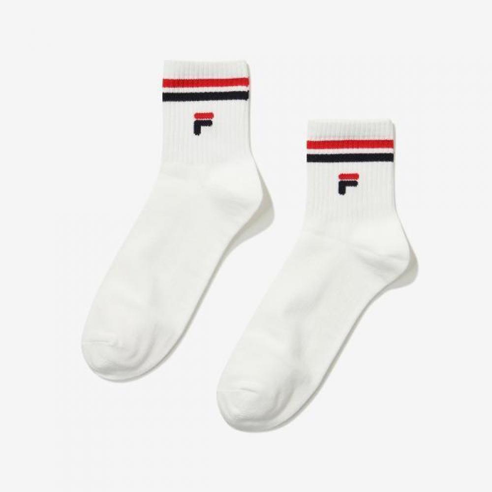 Fila Mid Crew Socks Stripe OFFWHITE/240