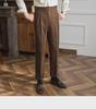 2023 Autumn/Winter Italian Naples High-Waist Straight-Leg Men's Casual Trousers