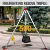 Heavy-Duty Confined Space Tripod Kit Self-Locking Rescue Tripod W/Adjustable Legs for Confined Spaces Emergency Rescue Equipment