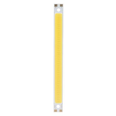 LED Světelný Čip Panel 3000?6500K/12?14V 10W Integrovaný COB Světelný zdroj 1000lm 120x10mm Teplá bílá