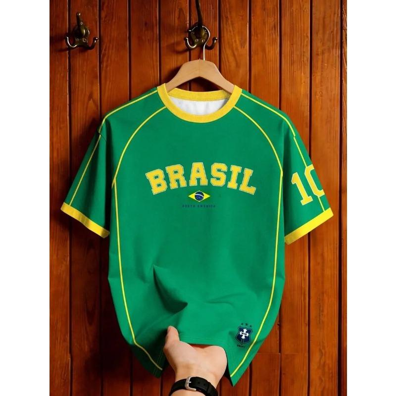 South American Folk Classical Style Uruguay Special Soccer Fans Jersey Men Women Kids Athleisure T-Shirt Summer Streetwear Top