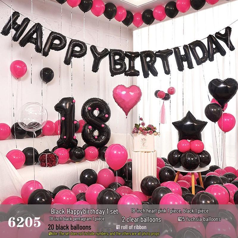 Set de baloane pentru ziua de naștere pentru adulți și copii - Decorațiuni cu desene animate