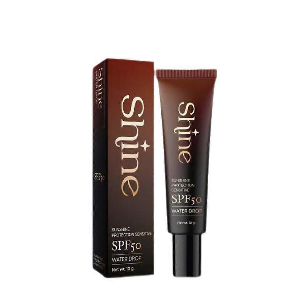 Shine LSF 50 Wassertropfen Sonnencreme Wasser- und schweißresistent, leicht und langanhaltend