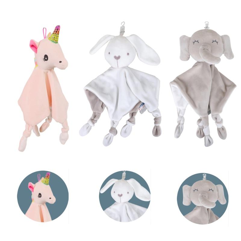 Bbsky Infant And Toddler Pacifier Blanket With Animal Design