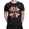 Umbrellas Corps Residents Evils T Shirts Men's Cotton Funny T-Shirt Round Collar Tee Shirt Short Sleeve Tops Summer
