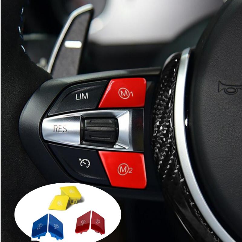 

Интерьер автомобиля Руль M1 M2 Кнопка режима Замена аксессуаров для BMW M3 M4 M5 M6 X5M X6M F10 F15 F16 F30 F34 F36 M