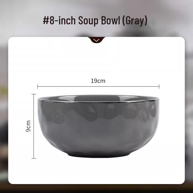 SONICE European Ceramic Soup Bowl