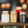 NEU Mini Leere Tee-Dose Haushalt Grün Schwarztee Versiegeltes Glas Tragbar Reise Klein Tee-Verpackungsbox Papier Aufbewahrungsdose