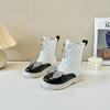 Mädchen Mode Kurze Stiefel Herbst Mädchen Einzelstiefel Mode Kinder Lederstiefel