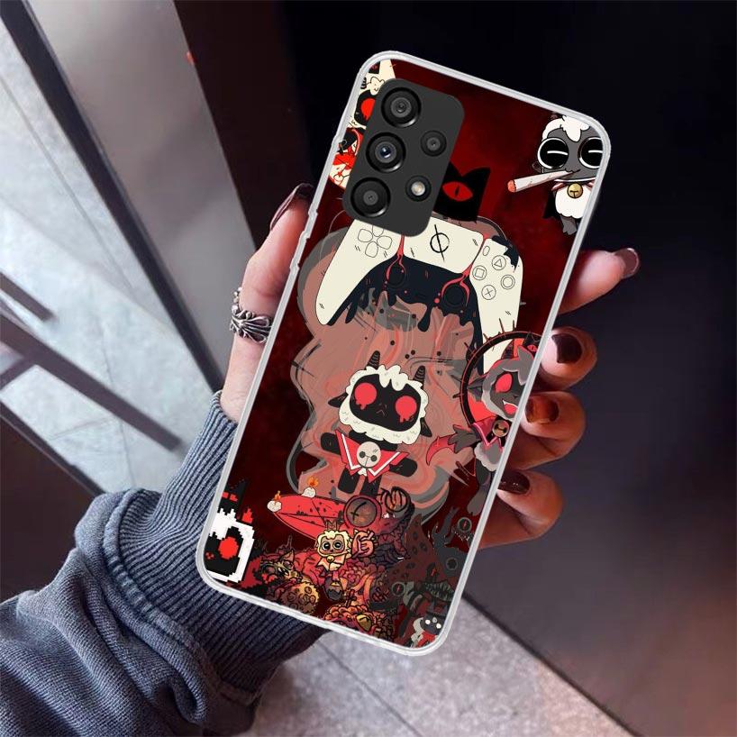 Game C-Cult Of The Lamb Phone Case For Samsung Galaxy A52 A51 A50S A32 A22 A12 A02S A72 A71 A31 A70 A30S Note 20 Ultra 10 Plus S