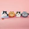 Cat Shape Makeup Bag Cat Shaped Toiletry Bag Funny Kitties Makeup Bag Drawstring Travel Cosmetic Makeup Travel Bag