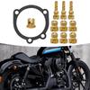 Carburetor Jet Kit for CV40 Carburetor Main Jets Slow/Pilot Jets and Gasket Replacement 42 45 48 180 185 190 195 Replacement for Harley Davidson