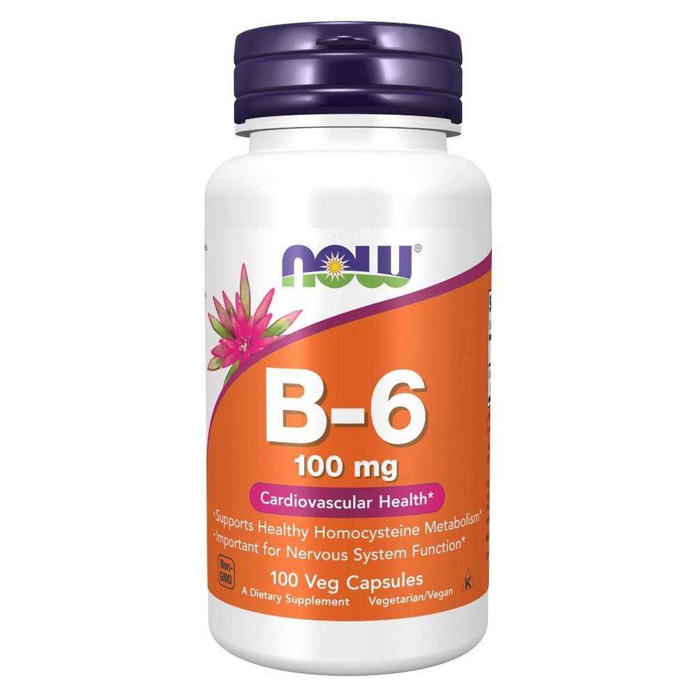 Now Foods B-6 100mg Capsules 1 pcs 100 Tablets