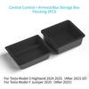 For Tesla Model 3/3 Highland Model Y/Y Juniper Central Control Armrest Box Storage Box Organizer Tray Cubby Drawer Accessories
