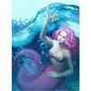 5D DIY Diamond Painting Cartoon Mermaid Diamond Embroidery Cross Stitch Kit Full Rhinestone Mosaic Home Decor