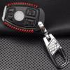 Jingyuqin 3B Genuine Leather Men Car Key Bag Case Cover Holder Chain For Mercedes Benz W203 W210 W211 W124 W202 W204 W205 AMG