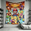Race Mario Kart Wall Hanging Printed Fabric Blanket Decorative Tapestries for Bedroom Living Room Home Decor