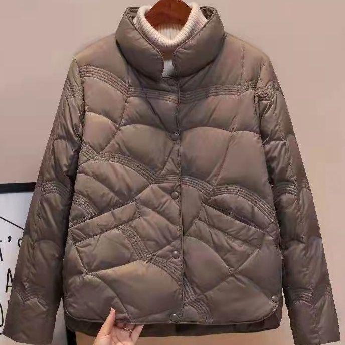 Chice leichte Daunenjacke für Damen - Trendiger Herbst/Winter Stehkragen Bestseller