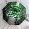 FC Krasnodar pattern, automatic folding umbrella, portable and foldable design, 8 ribs, a Christmas or birthday gift.
