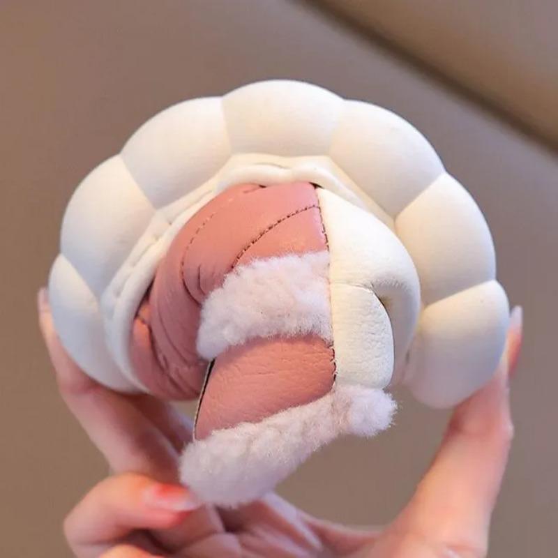 Zimní dětské bavlněné boty Teplý fleece Vodotěsné dětské boty