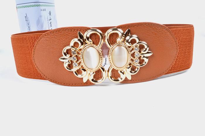 65cm Women s Elastic Waistband Fashionable Elastic Wide Waistband Casual Skirt Decoration Wide Belt 65cm верблюд