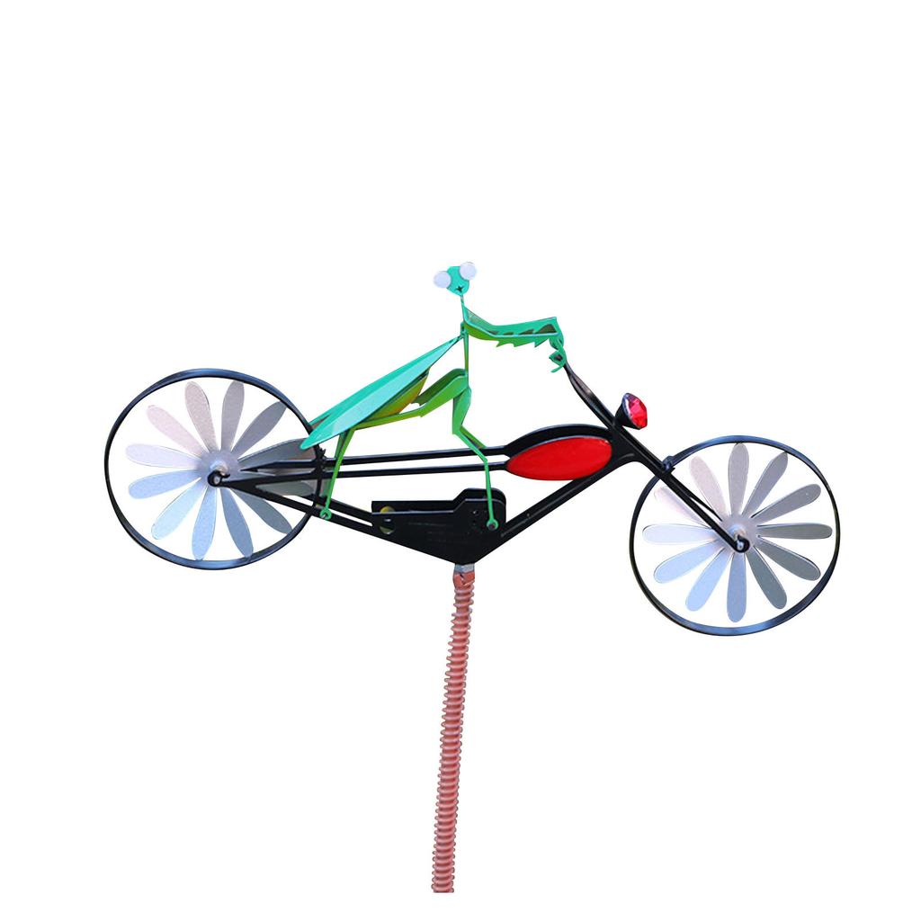 Hage Vindmøller Hage 3D Katt Metall Vindmøller Vintage Sykkel Vindmøller Hagegård Skulpturdekorasjon