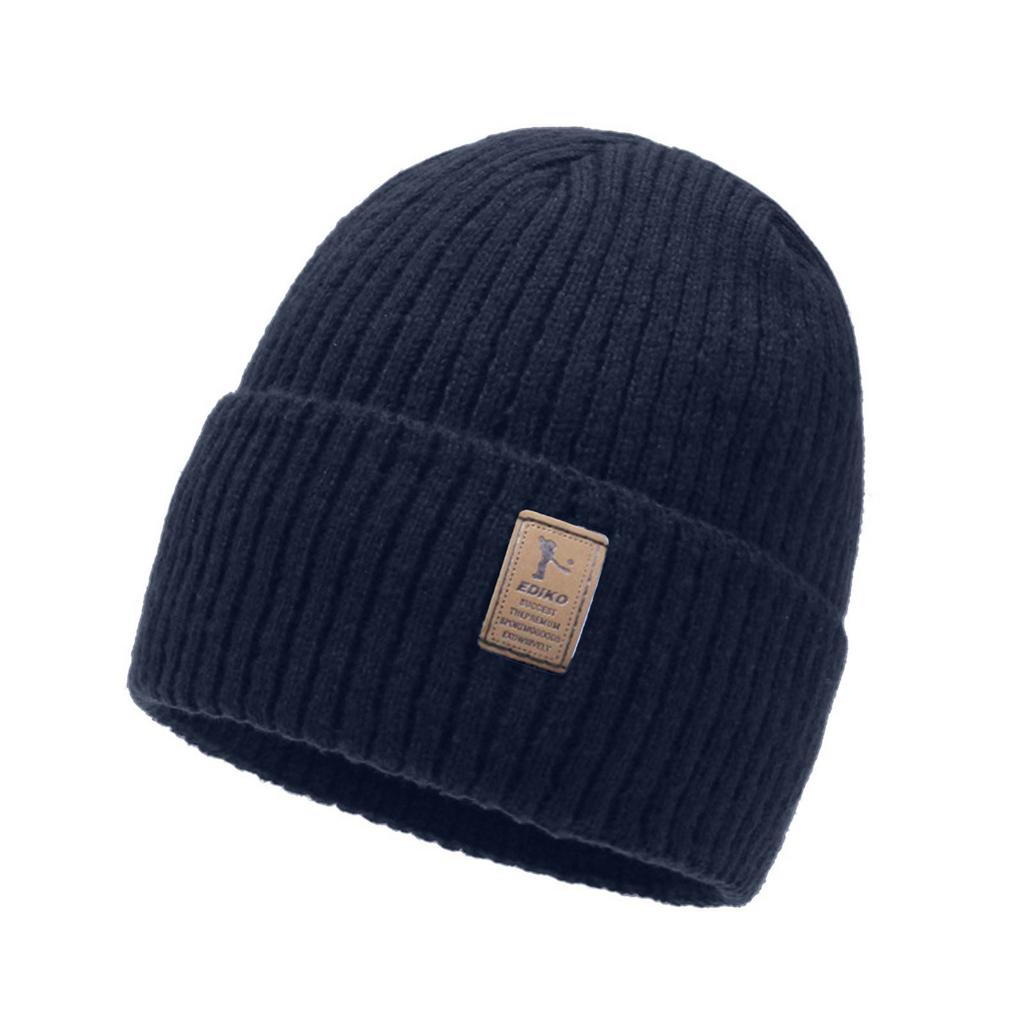 Men's And Women's Knitted Hats For And Winter Cold Plus Velvet Hats Fashionable Wool Hats Outdoor Sports Pullover Hats