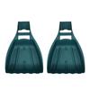 1 Pair Leaf Scoops and Claws Sturdy Ergonomic Grip Hand Held Garde Leaf Rake for Lawn Grass Removal